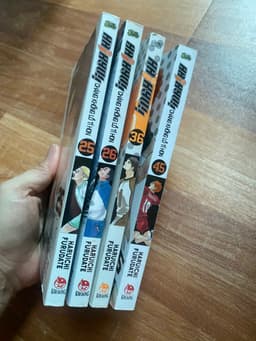 (+poster) Combo 4q vở haikyu Chàng khổng lồ tí hon+poster 2