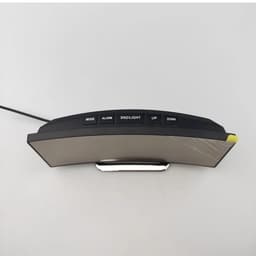 Đồng hồ để bàn LED 3D 7 inch, đồng hồ báo thức với màn hình cong gương sang trọng, hiện đại. 7