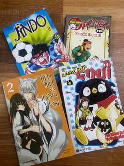 Combo 4q Thần đồng đất việt + cánh cụt Ginji + Jindo + Tiều thư và chàng vệ sĩ 2