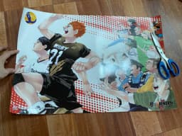 (+poster) Combo 4q vở haikyu Chàng khổng lồ tí hon+poster 3
