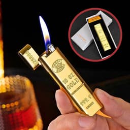 HCM Bật Lửa Xài Gas Hình Thỏi Vàng Các Loại, Sưu Tầm Độc Lạ 3
