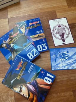 Bộ 3q vở Dragon Quest Dấu Ấn Roto Những Người Kế Thừa + phụ kiện 2
