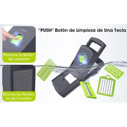 Dụng cụ cắt rau củ đa năng có nắp, hộp dao tích hợp tiện lợi cho món ăn hạt lựu hoàn hảo 3