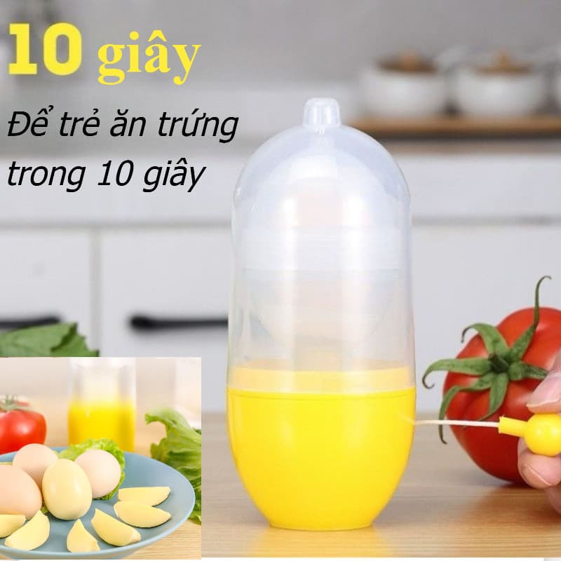 Máy Khuấy Trứng Tay, Kết Hợp Lòng Đỏ & Trắng Mà Không Vỡ Vỏ