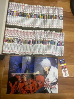 (+pk) Combo 69q Truyện tranh cũ Gintama không trùng tập kèm phụ kiện 1