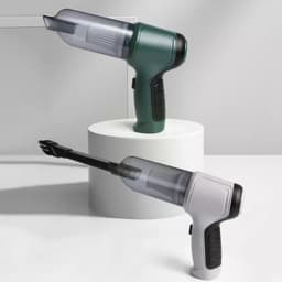 Máy hút bụi 3 trong 1 trắng đen với 4 phụ kiện và dây sạc 6