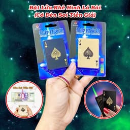 HCM Bật Lửa Gas Đa Năng Hình Lá Bài Các Kiểu (Chọn Mẫu) 4