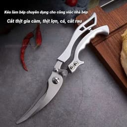 Kéo Cắt Gà Cộng Lực - Dụng Cụ Thép Không Gỉ Siêu Bền Cho Gà Vịt 4