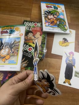 Combo 4q vở tranh Dragon ball color dragon ball sd kèm phụ kiện 5