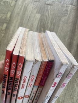 Set 9q vở tranh: cơn lốc, cô bé ninja, cô nàng đỏm dáng, cô láng giềng 3