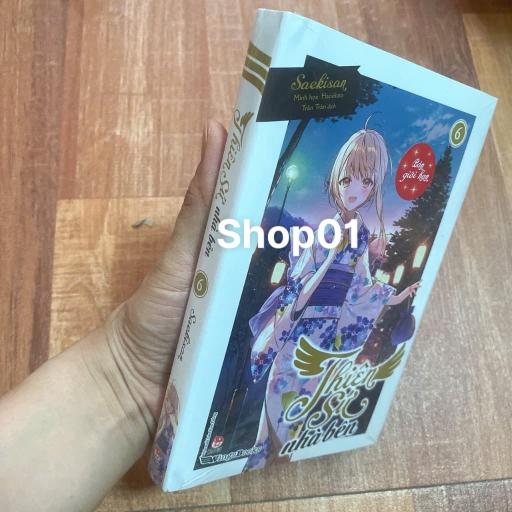 (+pos) Vở Thiên sứ nhà bên tập 6 limited nguyên seal+poster