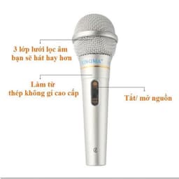 Micro Karaoke AK-319 Xingma chống ré, dây dài 3m, độ bền cao 7