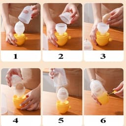 Máy Khuấy Trứng Tay, Kết Hợp Lòng Đỏ & Trắng Mà Không Vỡ Vỏ 4