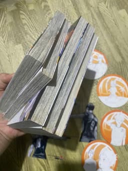 (+post) Bộ 5q vở Haikyu Chàng khổng lồ tí hon tập 41-45 kèm phụ kiện + post 5