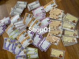 Nhãn vở decal dính sẵn, nhãn vở kuromi, capybara, chiikawa, pochacco..... 6
