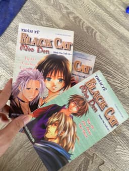 Combo vở tranh Thám tử mèo đen Black cat Blackcat 4