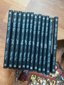 (đb) Bộ 12q vở Hắc quản gia 1-12 bản ipm bản đặc biệt kèm phụ kiện 3