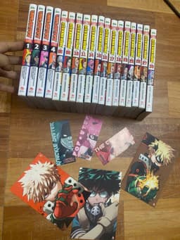 (+poster) Combo 18q vở  Học Viện Siêu Anh Hùng mha My Hero Academia+ngoại tr Vigilantes+ poster 1