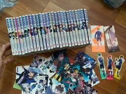(+poster) Bộ 26q vở  Blue Lock Bluelock T1-26 full card + 5 standee+poster 1