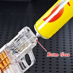 [HCM] Bật Lửa Khè Xài Gas Hình Sung Hộp Thuốc 2in1 Có Đèn Nhấp Nháy 12.5cm 6