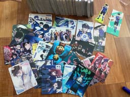 (+poster) Bộ 22q vở Blue Lock Bluelock T1-22 full card + 3 standee + poster 3