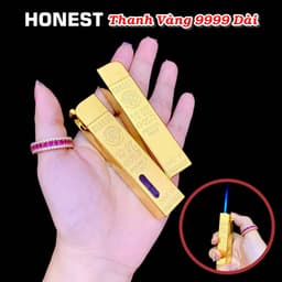 HCM Bật Lửa Xài Gas Hình Thỏi Vàng Các Loại, Sưu Tầm Độc Lạ 7