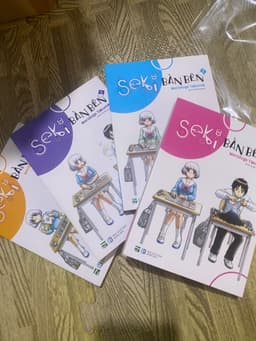 Bộ 4q vở tranhvở Seki Bàn Bên tập 1-4 2