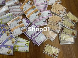 Nhãn vở decal dính sẵn, nhãn vở kuromi, capybara, chiikawa, pochacco..... 1