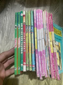 (lô lẻ 17) Combo vở jindo đi nhô, yaiba, subasa, tiểu thư nhu đạo ... 1