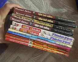Combo 11q vở Tiệm thú kiểng Trường học thám tử Thiên thần tập sự Thiên long bát bộ... 1