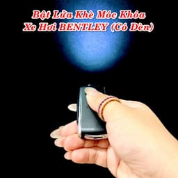 HCM Bật Lửa Khè Xài Gas Móc Khóa Xe Hơi Bentley Có Đèn Pin 3