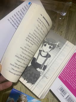 Bộ 2q vở Novel AMAGI Công Viên Rực Rỡ tập 1,2 kèm phụ kiện 8