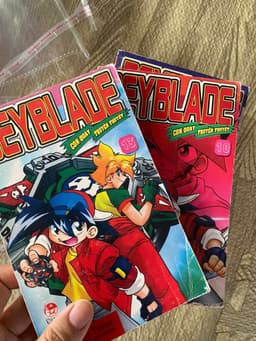 Vở tranh Con quay truyền thuyết  Bey blade-  Beyblade 5