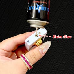 HCM Bật Lửa Khè Xài Gas Hình Máy Ảnh KTS Có Đèn Pin 7