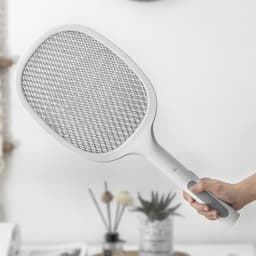 Vợt muỗi thông minh 2 trong 1 kèm đèn bắt muỗi tự động, pin sạc 1200mAh 4