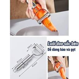 Bộ Dao 5 món Gọt Vỏ Cao Cấp Inox Đa Năng - Gọt Hoa Quả & Tách Hạt 3