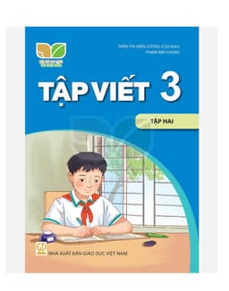 Vở toán tiếng việt Tập viết lớp 3 kết nối tri thức với cuộc sống 4