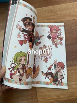 Vở tranh Artbook hanako cậu ma nhà xí - Tuyển tập tranh hanako Aidalro 1,2 5