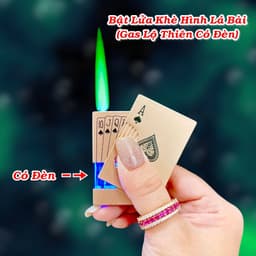 HCM Bật Lửa Gas Đa Năng Hình Lá Bài Các Kiểu (Chọn Mẫu) 3