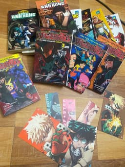 (+poster) Combo 18q vở  Học Viện Siêu Anh Hùng mha My Hero Academia+ngoại tr Vigilantes+ poster 6