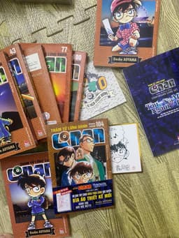 (+post) Combo 8q vở Conan Thám Tử Lừng Danh kèm phụ kiện và poster 7