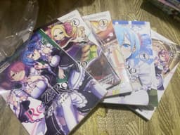 Combo vở  Re Zero Rezero phần 1+2 3