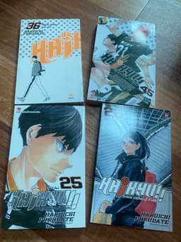 (+poster) Combo 4q vở haikyu Chàng khổng lồ tí hon+poster 1