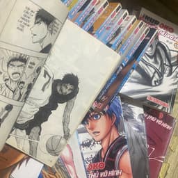 Combo vở Kuroko tuyển thủ vô hình 1,2,3... 7