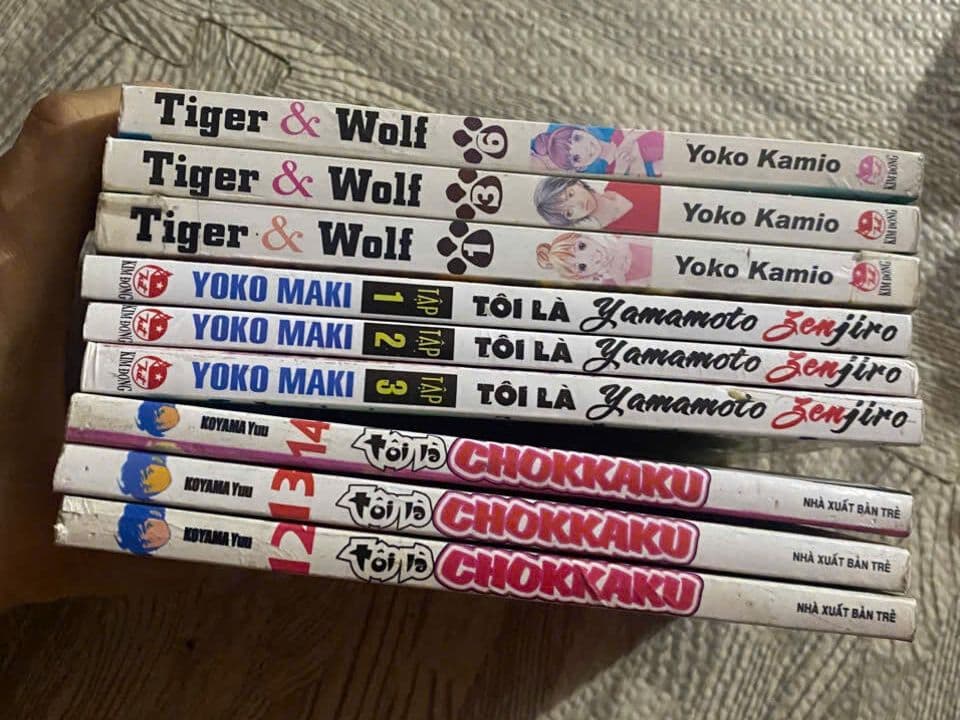 Combo vở " Tôi là Chokkaku, Tôi là Yamamoto, Tiger & Wolf Tiger wolf "