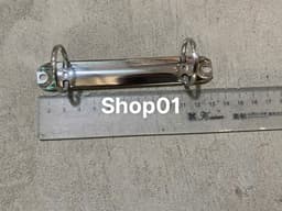 (lỗ 3cm) Combo 10c Kẹp còng giữ giấy 2 nhẫn chữ o - Khoá kẹp Gáy sổ còng - Kẹp giấy bảng quảng cáo, thông báo bầu cử, kế hoạch .... 3