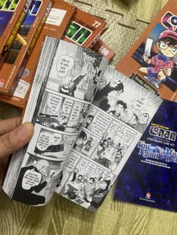 (+post) Combo 8q vở Conan Thám Tử Lừng Danh kèm phụ kiện và poster 8