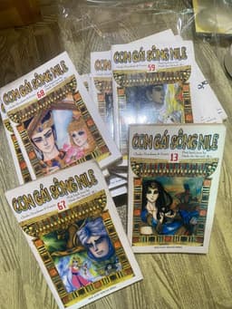 Combo vở truyntranh cũ con gái Sông Nil 2
