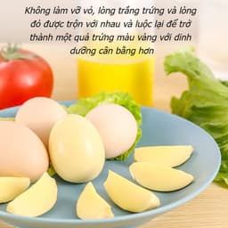 Máy Khuấy Trứng Tay, Kết Hợp Lòng Đỏ & Trắng Mà Không Vỡ Vỏ 8