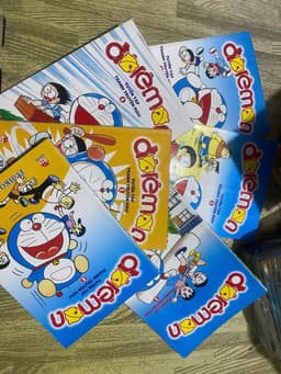 (màu xuôi) Bộ 6q vở Doraemon Doremon màu xuôi 2